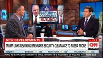Donald Trump links revoking Brennan's Security Clearance to RUSSIA Probe. #NewDevelopments #News #FoxNews #DonaldTrump #CNN #FoxNews #RussiaProbe