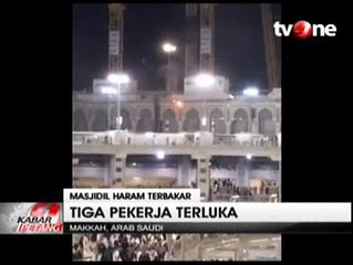 Kebakaran di Masjidil Haram, 3 Pekerja Terluka
