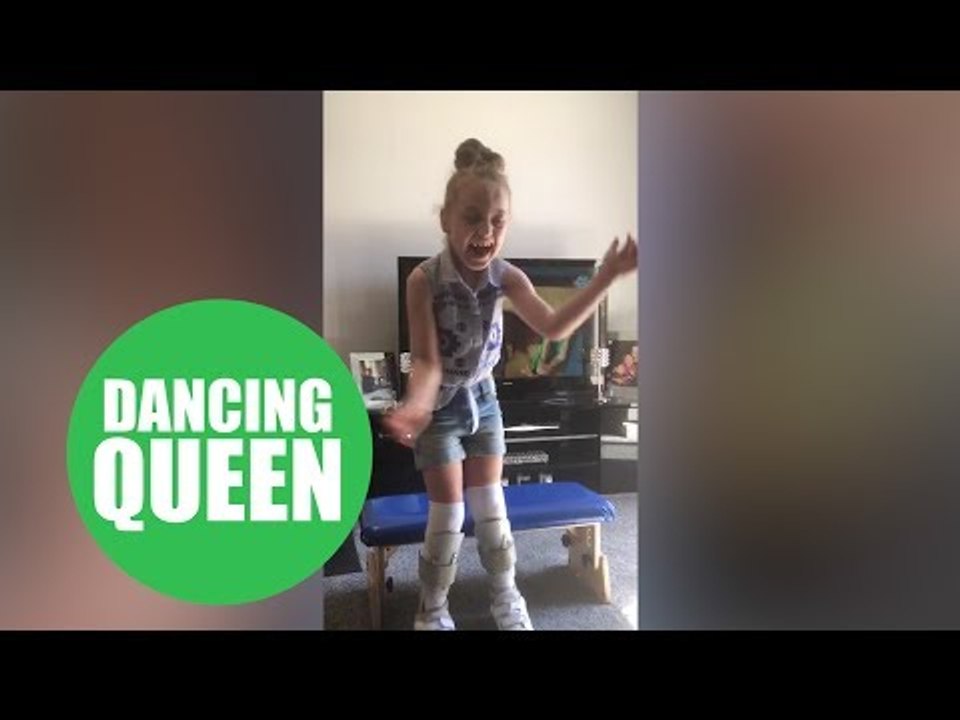 Little girl defied doctors' expectations by dancing for the first time in her life