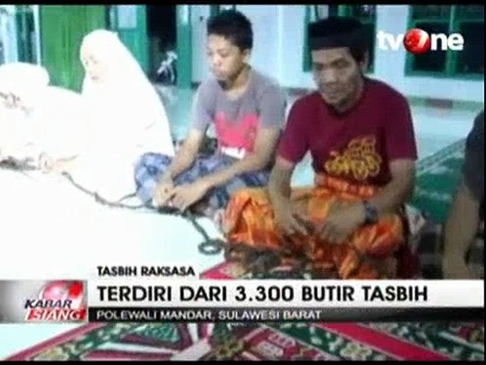 Tasbih Sepanjang 38 Meter Berusia Tiga Abad