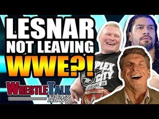 HUGE ROH & New Japan NEWS! Brock Lesnar NOT LEAVING WWE?! | WrestleTalk News Aug. 2018
