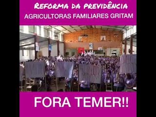 Encontro de mulheres agricultores vira ato contra Temer