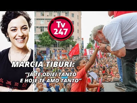 Marcia Tiburi declara apoio a Lula: “Já te odiei tanto e hoje te amo tanto”