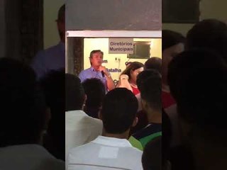 O momento em que Collor anuncia nova candidatura a presidente