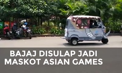 Bajaj Disulap Jadi  Maskot Asian Games