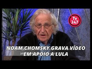 Noam Chomsky grava vídeo em apoio a Lula