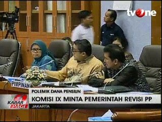 DPR Minta Pemerintah Revisi Soal Jaminan Hari Tua