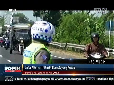 Jelang Arus Mudik, Jalur Alternatif di Pemalang Masih Banyak yang Rusak