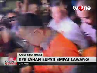 KPK Tahan Bupati Empat Lawang dan Istri