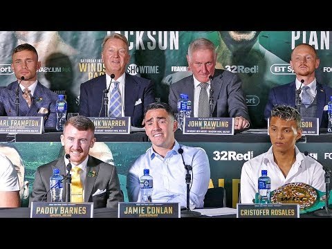 Carl Frampton vs Luke Jackson FINAL PRESS CONFERENCE | Frank Warren Boxing