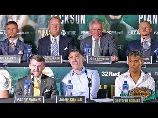 Carl Frampton vs Luke Jackson FINAL PRESS CONFERENCE | Frank Warren Boxing