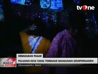 Pasar Cik Puan Terbakar Saat Shalat Tarawih