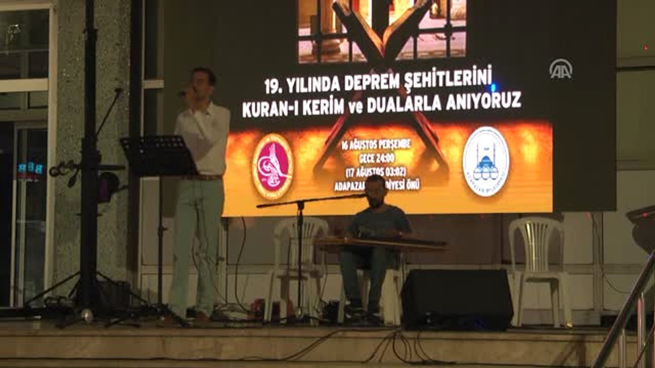 17 Ağustos Marmara Depremi'nin 19. Yılı