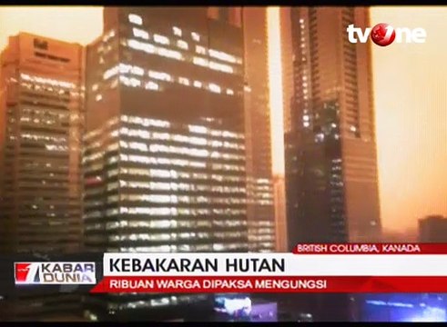 Hutan Kanada Terbakar, 3 Ribu Warga Mengungsi
