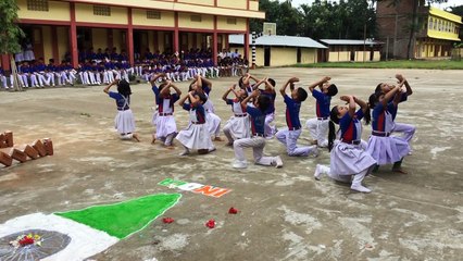 15 अगस्त स्पेशल वंदे मातरम गाना पर बच्चो ने बहुत ही सुन्दर डांस प्रस्तुत किया