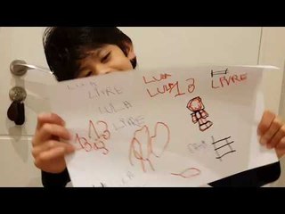 O menino Davi Akama fez uma carta emocionante para Lula. Confira