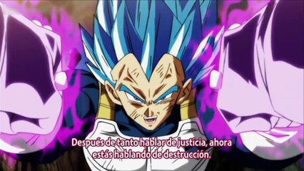 Toppo Hakaishin Vs VegetaSSJBlueEvolution --Sub la mejor batalla  Español