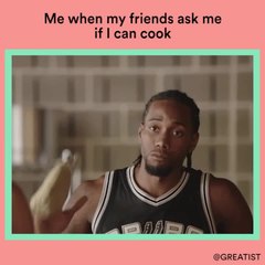 Me when my friends ask me if I can cook