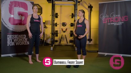 Moms Gone Strong: Dumbbell Front Squat