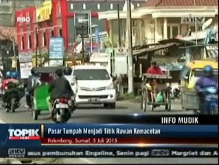Pasar Tumpah Menjadi Titik Rawan Kemacetan Jalur Mudik