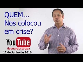 Stoppa mostra quem colocou o Brasil na lama