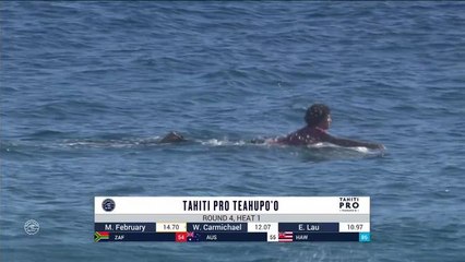 Adrénaline - Surf : Tahiti Pro Teahupo'o, Men's Championship Tour - Round 4 Heat 1 - Full Heat Replay
