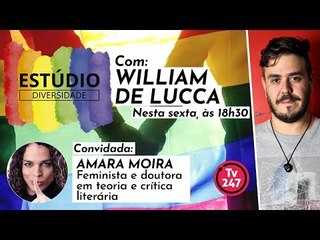 Estúdio diversidade convida Amara Moira - Feminista e doutora em teoria e crítica literária