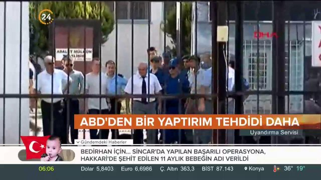 Brunson serbest bırakılmazsa daha fazla yaptırım uygulayacağız