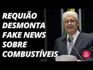 Requião desmonta fake news sobre preço dos combustíveis