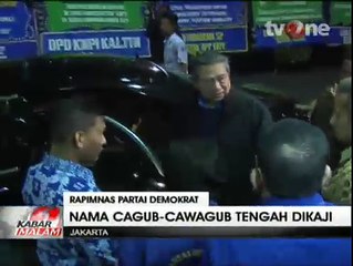 Hari Kedua Rapimnas Demokrat Kaji Nama Cagub-Cawagub