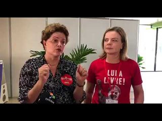 Dilma: Lula está preso porque a justiça brasileira deixou de ser imparcial