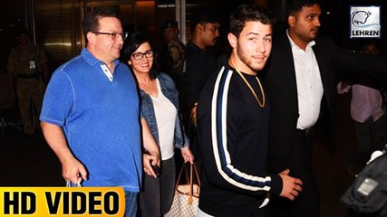 Nick Jonas Arrives With His Family In India To Meet Priyanka Chopra's Family