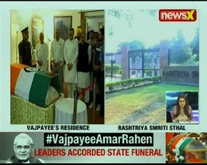 Vajpayee's funeral: Leaders pays tribute to Former PM Atal Bihari Vajpayee