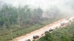Indonesian Police and Military Battle Forest Fires in West Kalimantan