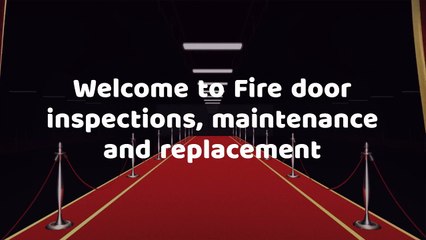 Capital Fire Doors Presentation Video