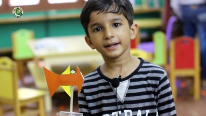 Kid scientist build Wind Vane