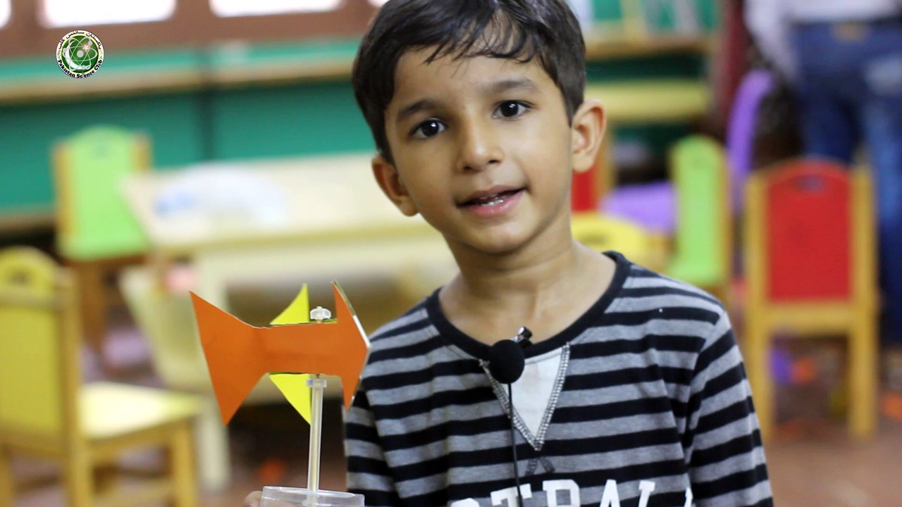 Kid scientist build Wind Vane
