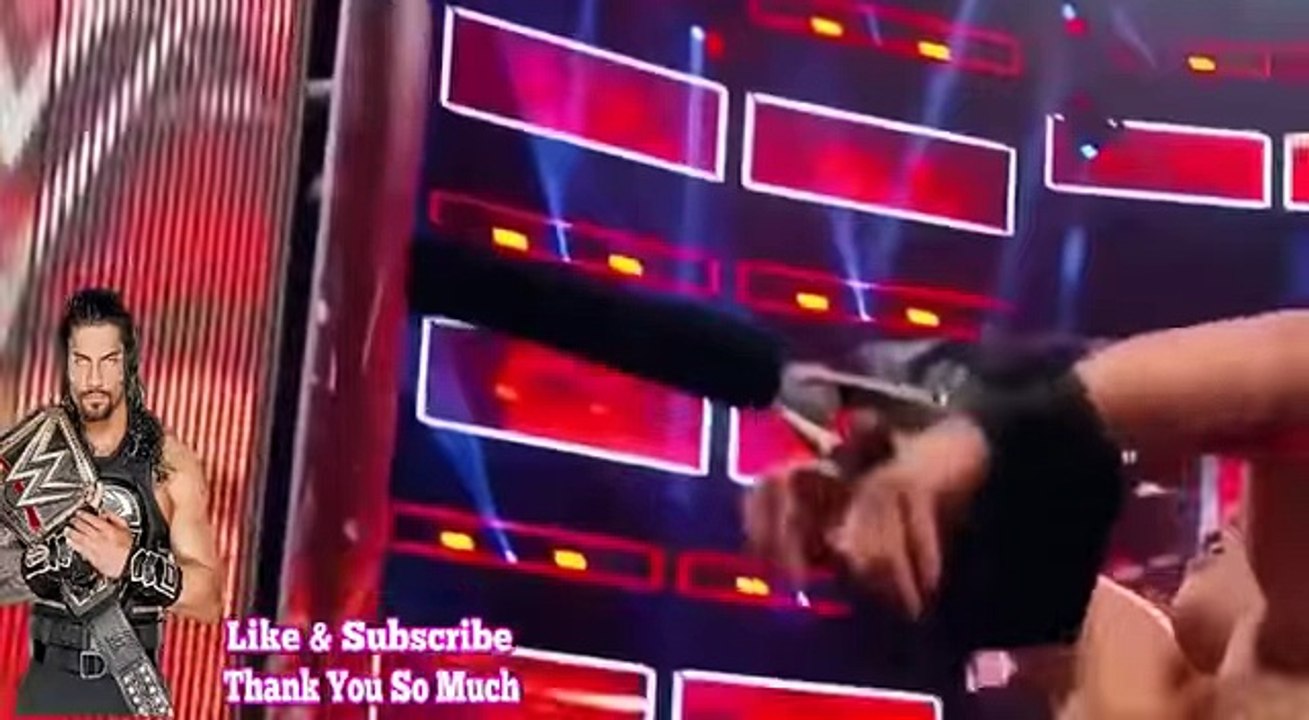 wwe raw 17 August 2018 Highlights - Roman Reigns vs the Miz full match