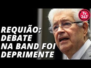 Requião: debate na Band foi deprimente