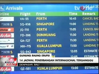 Gunung Raung Erupsi, 14 Jadwal Penerbangan dari Australia Dibatalkan