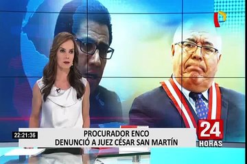 Procurador anticorrupción Amado Enco denunció a juez César San Martín