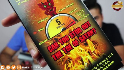 تحدي احر واخطر مصاصة بالعالم مصاصة اصبع قدم الشيطان Toe of Satan Challenge