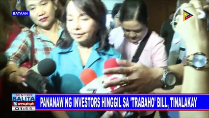 Pananaw ng investors hinggil sa TRABAHO bill, tinalakay
