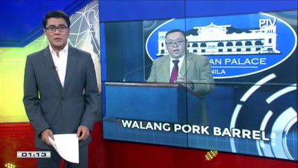 Palasyo: Walang pork barrel sa panukalang 2019 national budget