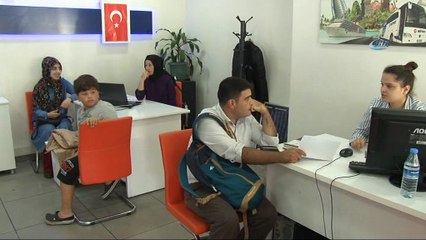 Otogarda bayram yoğunluğu