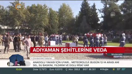 Adıyaman şehitleri memleketlerine uğurlandı