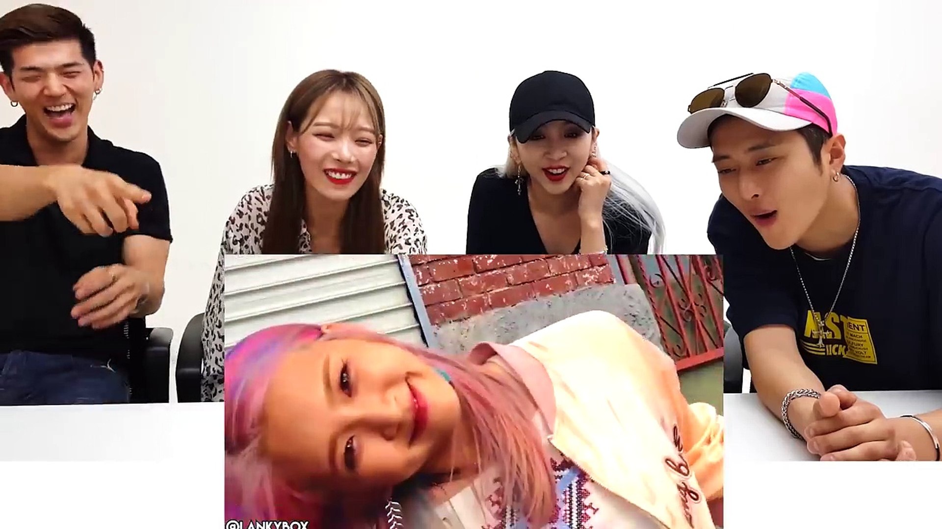 ⁣K-POP IDOLS REACT TO LANKYBOX - K-POP WITH ZERO BUDGET! (KARD)