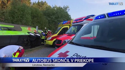 AUTOBUS SKONCIL V PRIEKOPE