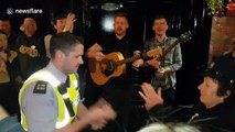 Irish police officer shows off his dance moves in music competition