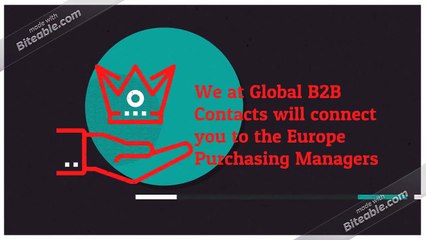 Middle East Purchasing Managers Business Email List Providers